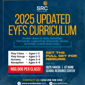 2025 Updated EYFS Curriculum